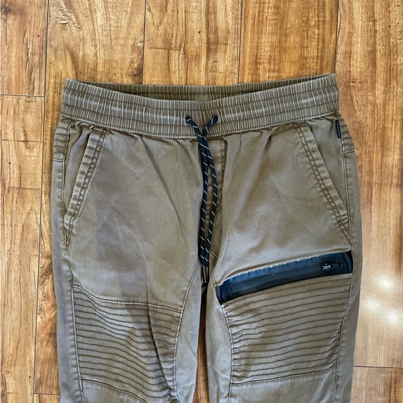 RING OF FIRE Men’s Brown Textured Cargo Jogger Pant Size Medium‎ - Picture 2 of 14